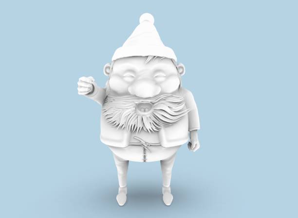 istock santa claus for painting on the background 3-rendering 1347119203
