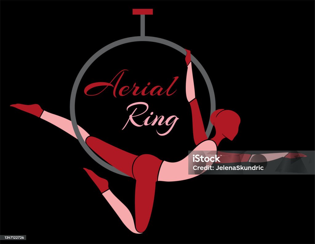 Aerial Incircle Aerial Ring Stock Illustration - Download Image Now - Acrobat ...