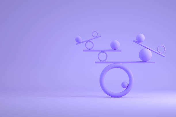 istock Balance, teamwork, minimal Concept, business background 1347122923