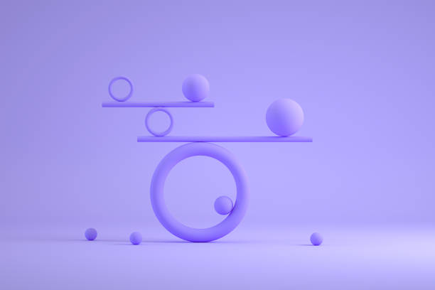 istock Balance, teamwork, minimal Concept, business background 1347123874