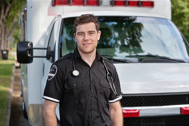 istock Male Paramedic Portrait 134713466