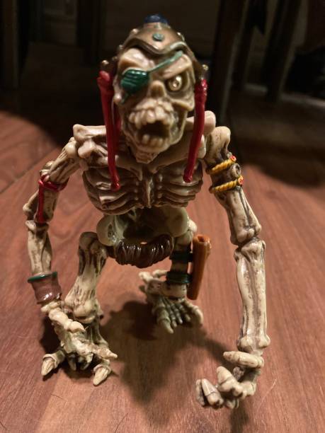 istock Creepy skeleton toy. 1347138592