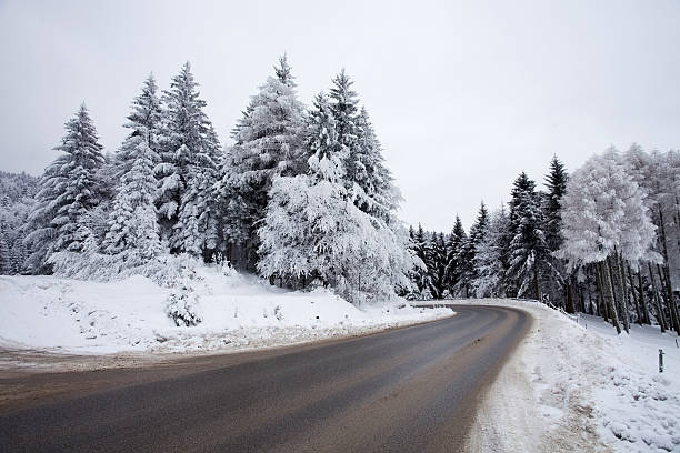 istock Beautiful winter colors....road to the mountain Rogla,Slovenia 134714708