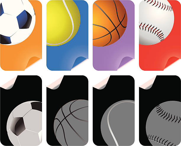 sports - customer symbol illustration and painting label stock-grafiken, -clipart, -cartoons und -symbole