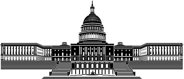 ilustrații de stoc cu capitol de constructii - senatul statelor unite ale americii