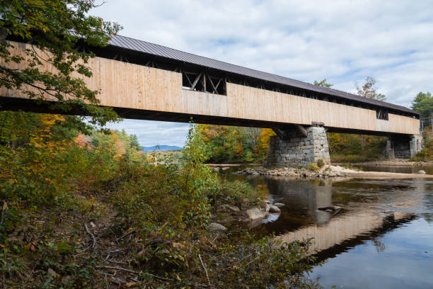istock New Hampshire Covered Bridge - Blair Bridge, Campton NH 1347160500