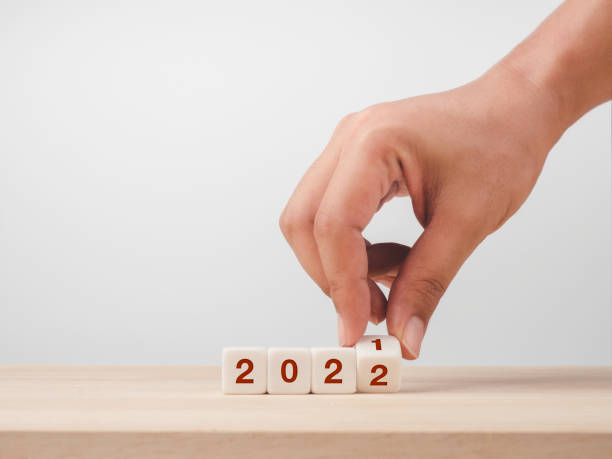 istock Happy new year 2022 background. 1347162835