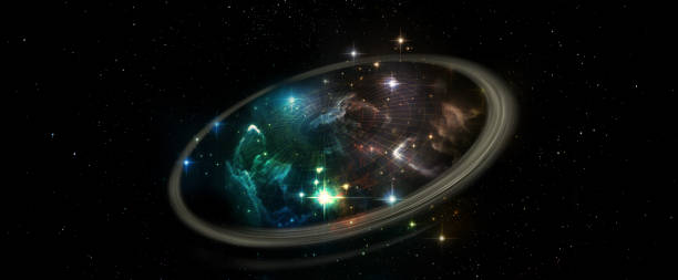 istock Artificial alien galaxy in space. Elements of this image furnished by NASA. 1347170626