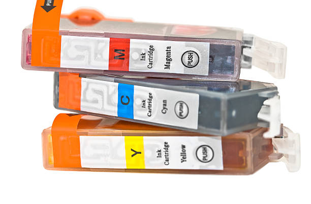 istock Set of ink printer cartridges 134717219