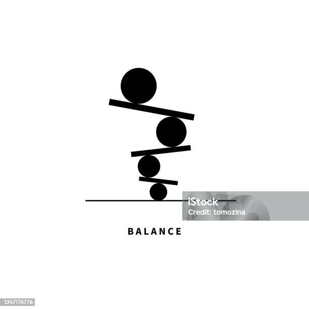 Balance Symbol Harmony Sign Stability Icon Stok Vektör Sanatı & Denge‘nin Daha Fazla Görseli - Denge, Simge, Dengelilik