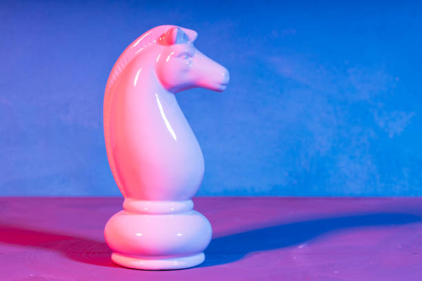 istock two shadows of different colors. neon color 1347180504