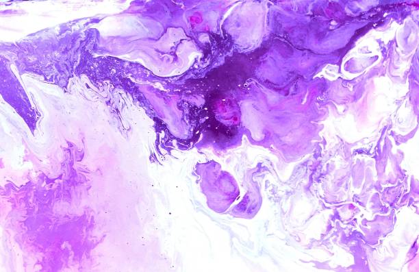 istock Blue, pink, purple, lilac watercolor Illustration on white background. Logo. Wall art. Poster. Business card. 1347183992