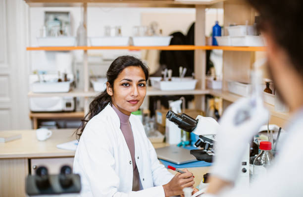 istock Portrait of a scientist working in the laboratory 1347189120