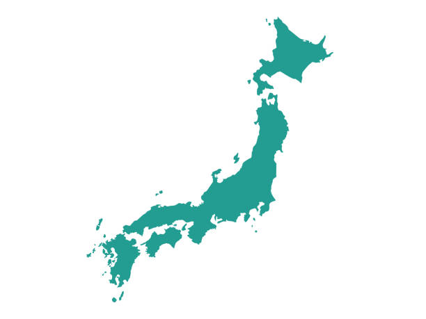 mapa japonii - 7911 stock illustrations