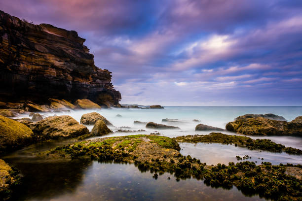 istock Seascape and Cliffy Coastline in Kamay Botany Bay 1347195083