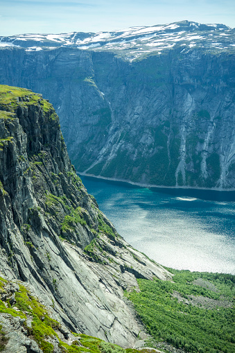 Beautiful Fjord detail in Norway