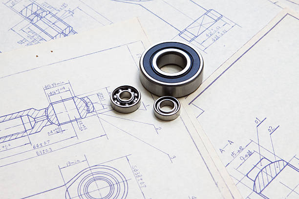 istock Mechanic blueprint detail 134720652