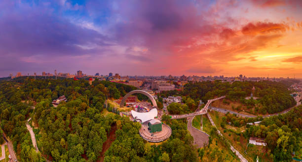 istock Panoramic view of Kyiv 1347216053