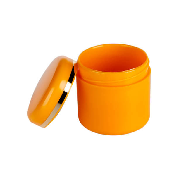 istock orange cream box with lid isolated on white background 1347218392