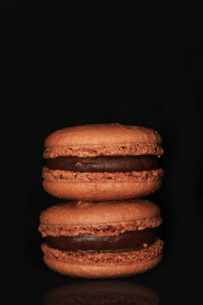 istock Chocolate Macarons Close Up Low Key Shot 1347218906