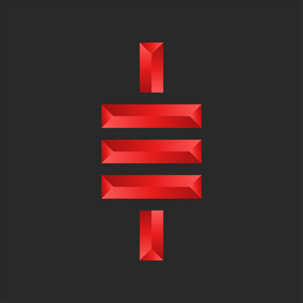 Monogram IE or EI initials 3d logo red gradient color on the black, overlapping two abstract bold letters I and E logotype. Monogram IE or EI initials 3d logo red gradient color on the black, overlapping two abstract bold letters I and E logotype. 3d red letter e stock illustrations