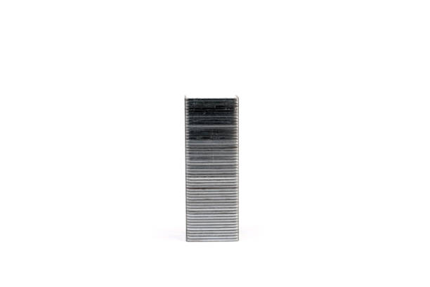 istock Metal staples for stapler isolated on white background 1347228754