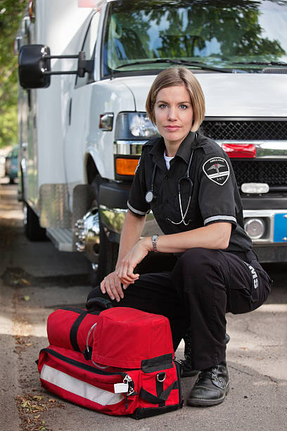 istock Confident EMS Paramedic Woman 134723211
