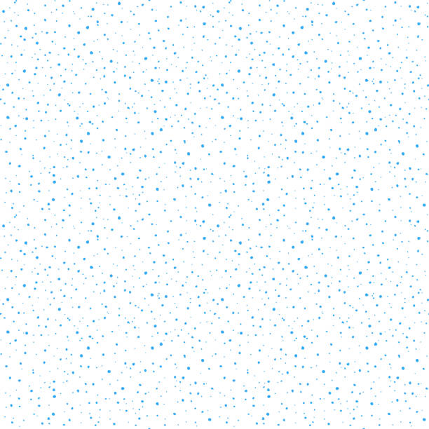 ilustraciones, imágenes clip art, dibujos animados e iconos de stock de patrón sin costuras con copos de nieve. fondo invernal sin fin con frágiles cristales diferentes para la decoración festiva de navidad y año nuevo - seamless pattern meteorology snowflake