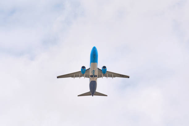 aeromodello boeing 737, dalla compagnia aerea amazon air - wing airplane boeing 737 jet foto e immagini stock