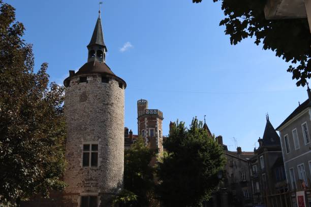 istock Fortified tower in Burgundy 1347233310