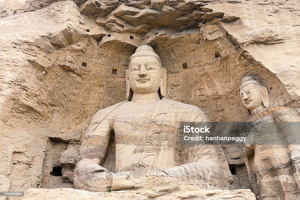 Statue di buddha - Foto stock royalty-free di Ambientazione tranquilla