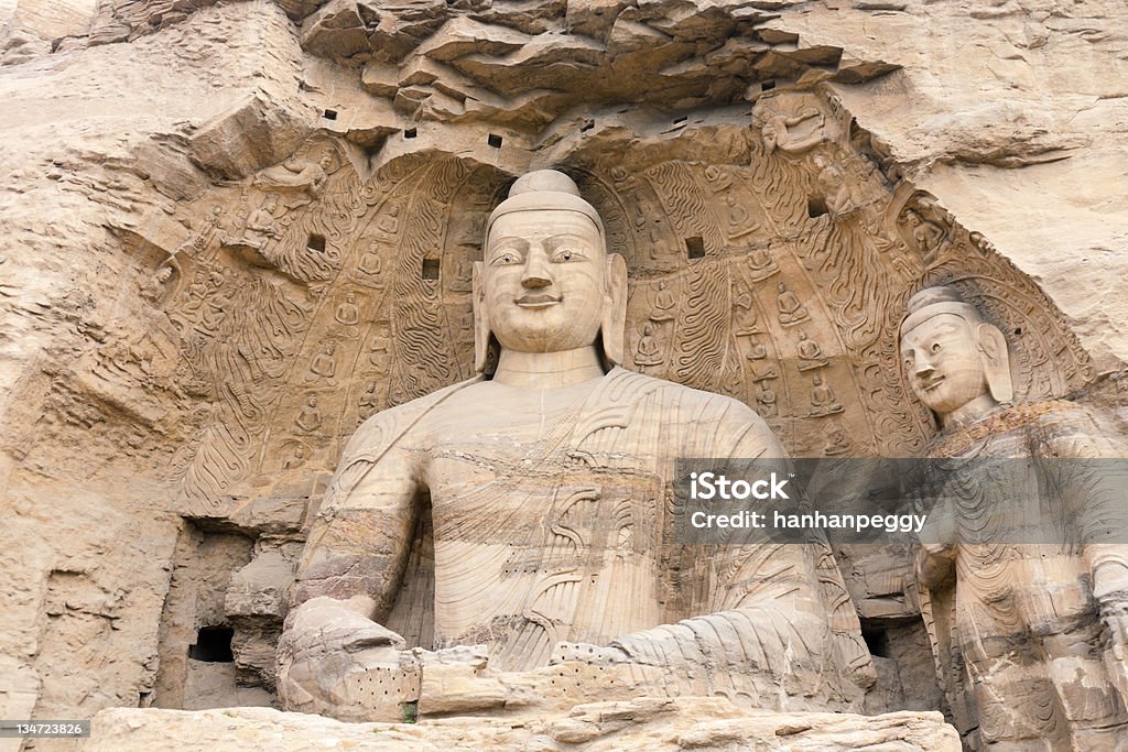 Estátuas de Buda - Foto de stock de Antigo royalty-free