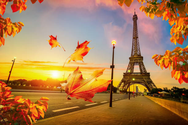 istock Beautiful autumn in Paris 1347243533