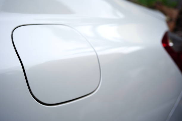 istock White Fuel cap of car 1347243633