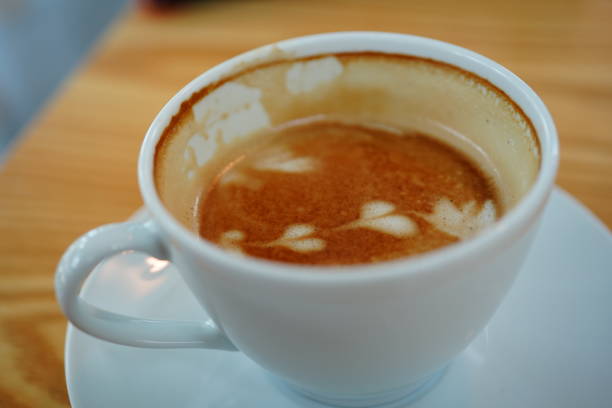 istock Art latte a cup of hot coffee cup 1347245596