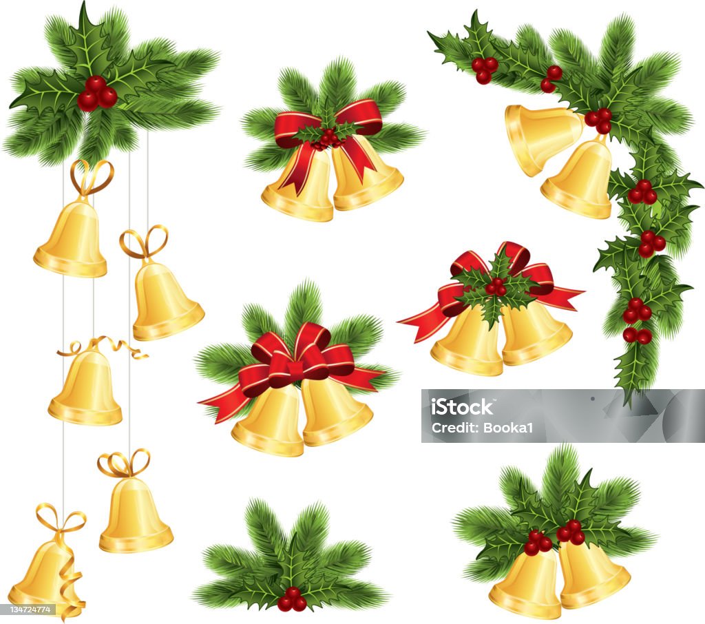 Рождественские украшения элементы - Векторная графика Сандерсония роялти-фри