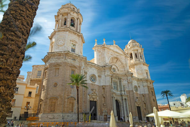 istock famous old cathedral in Cadiz on sunny day 1347251310