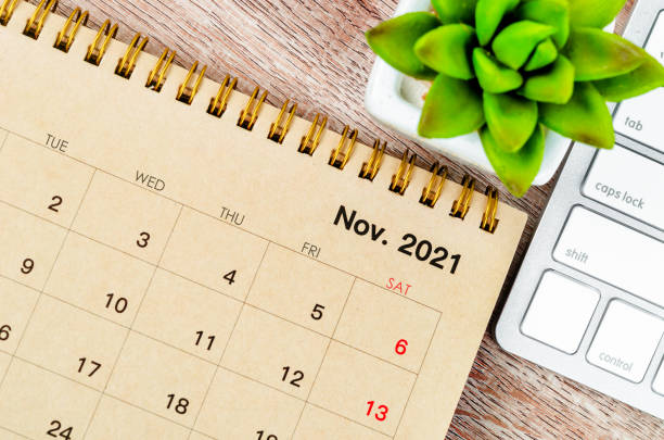 istock November 2021 desk calendar with keyboard computer 1347254379