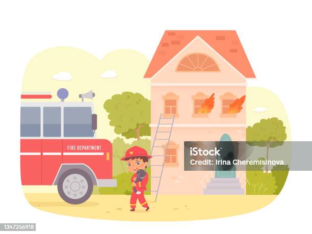 50+ Firefighter Rescue Pet Stock Illustrations, Royalty-Free Vector  Graphics & Clip Art - iStock