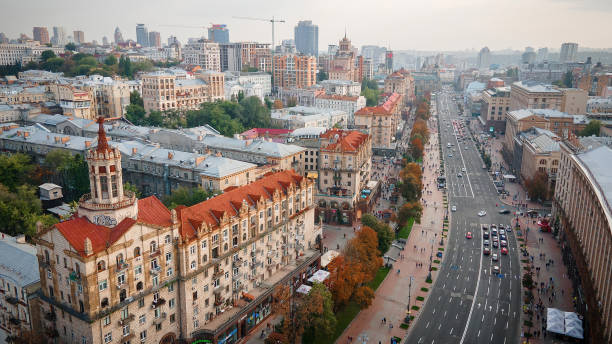 istock Streets of Kiev from above 1347259075