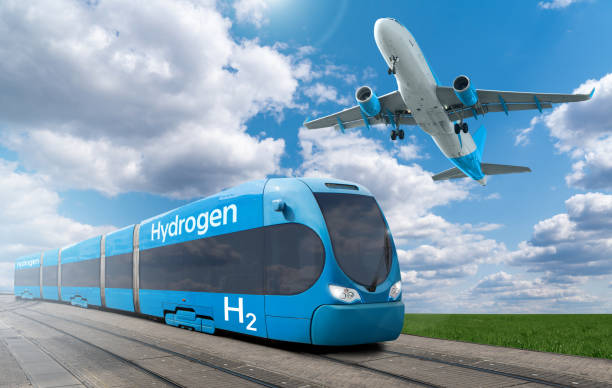 istock A hydrogen fuel cell train and airplane 1347262077