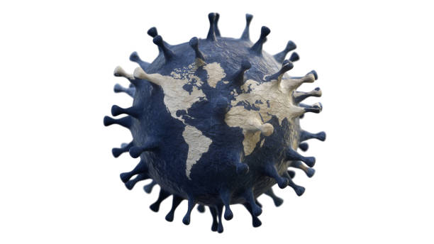 istock Coronavirus Asian flu ncov shape Earth background Covid-19. 1347262598