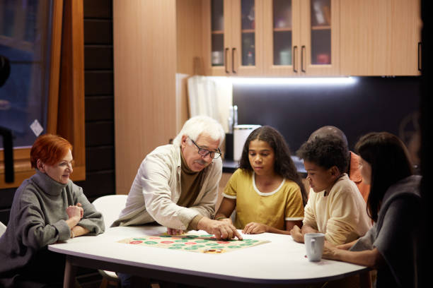 istock Evening with family at home 1347262771