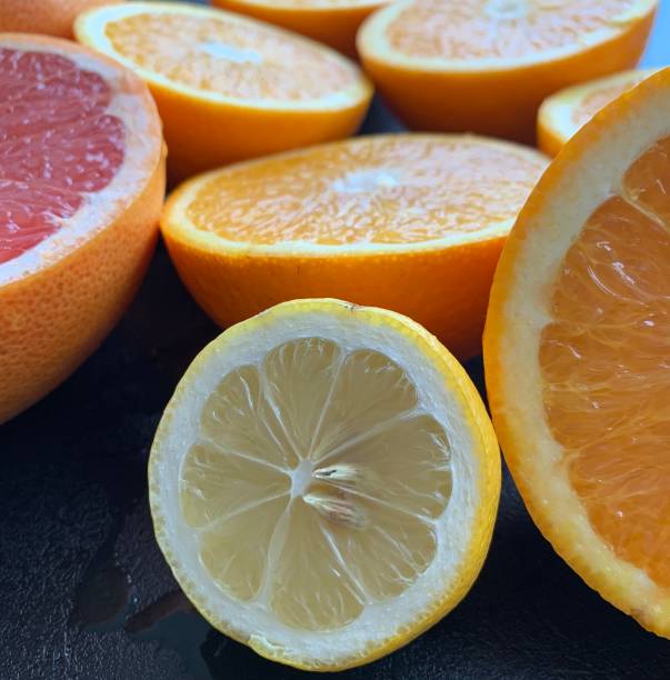 istock Citrus fruits close-up 1347269856