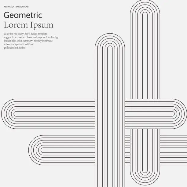 Vector illustration of Minimalism line geometric pattern backgrounds for design,Abstract Backgrounds