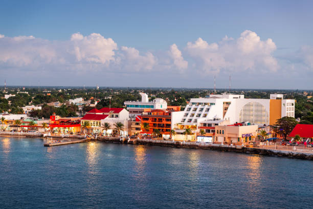 istock Cozumel, Mexico Coastal Town Skyline 1347276335