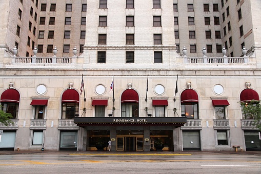 Renaissance Cleveland Hotel, part of Marriott group. Marriott International is one of largest hotel companies in the world.