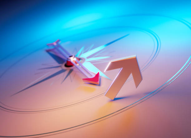istock Arrow of The Compass Pointing The Arrow Symbol 1347277491