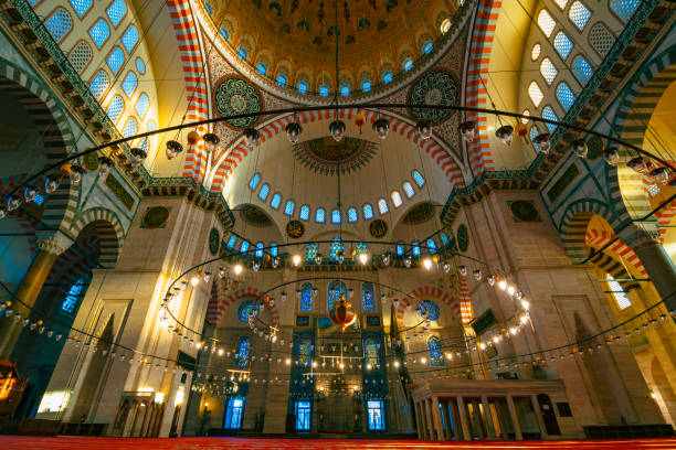 istock Interior of Suleymaniye Mosque 1347282123