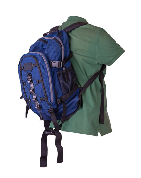 istock backpack dressed for t-shirt isolated on a white background. 1347290317